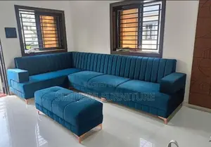 L Shape With Ottoman Available on Demand