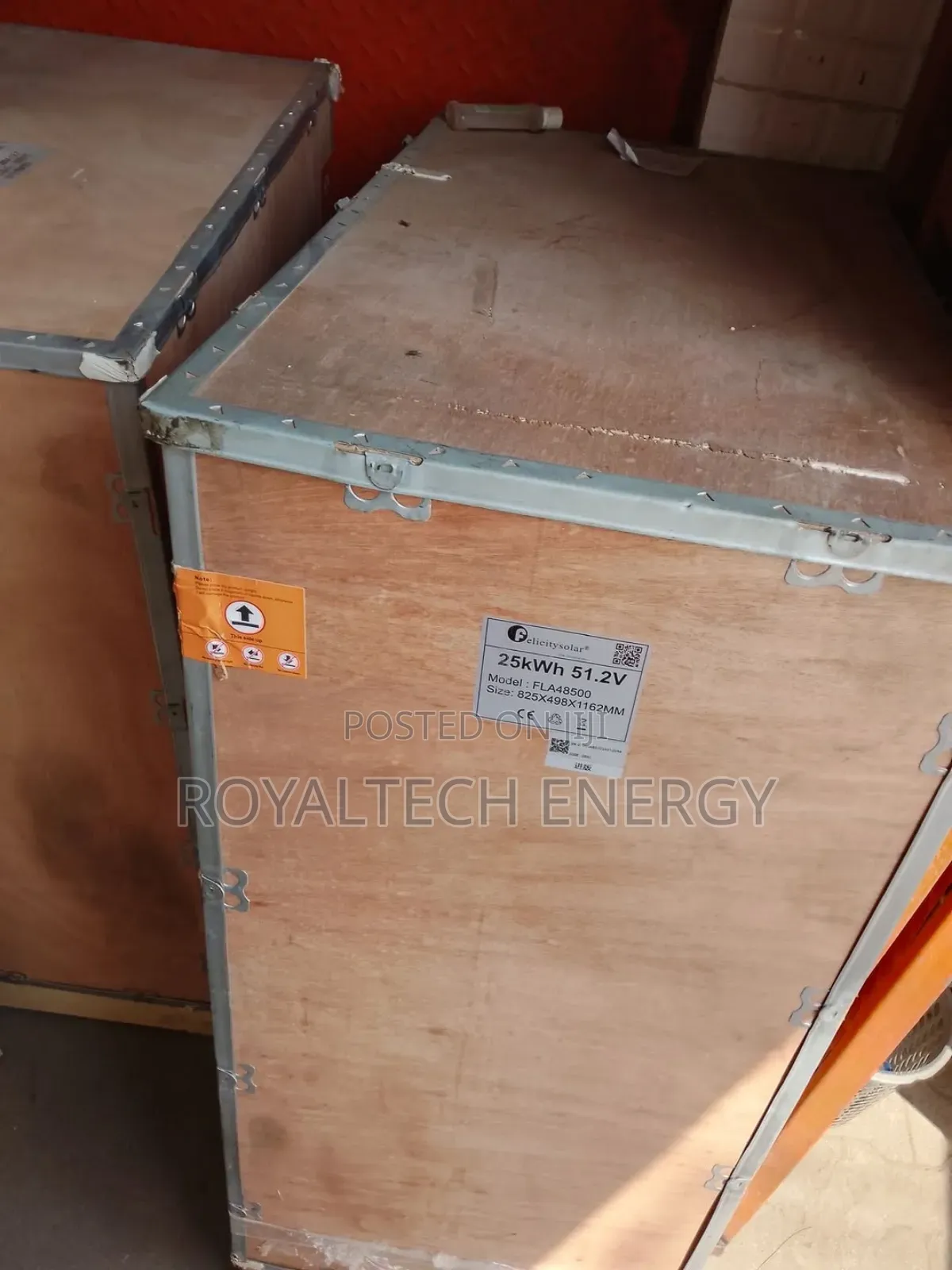 Felicity 25kwh Lithium Phosphate Battery 500ah