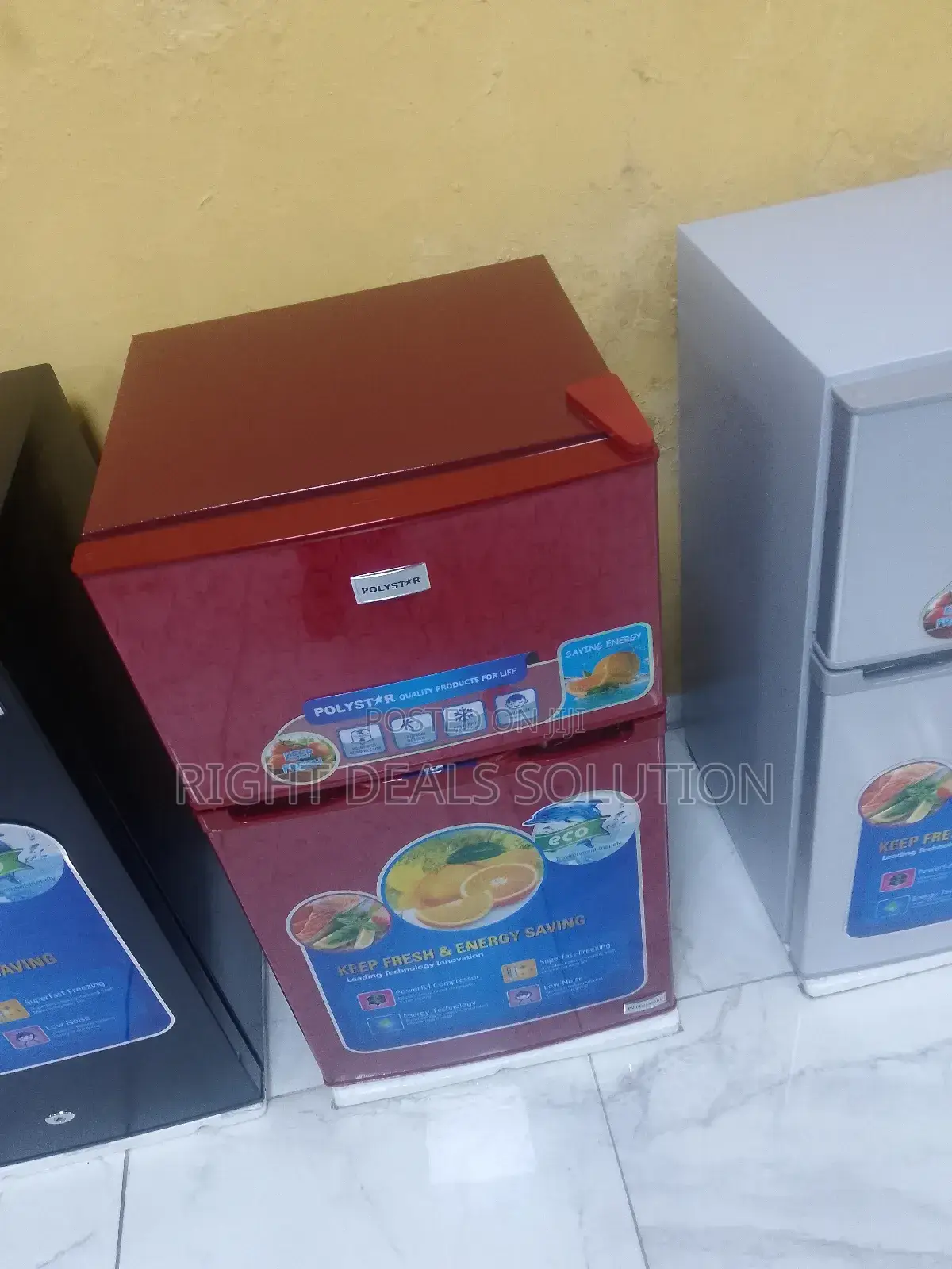 Stylish Polystar 90l Table Top Fridge With Separate Freezer