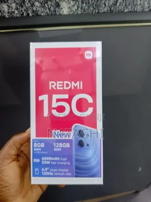 New Xiaomi Redmi 15C 4G 128 GB Black