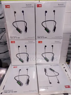 C Idea Bluetooth Led Neck Digital Display Headset