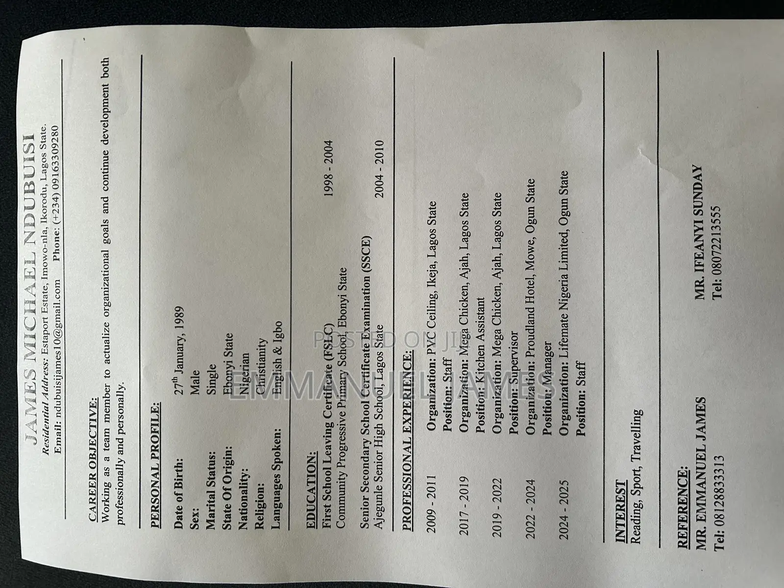 Seeking for a Paying Job