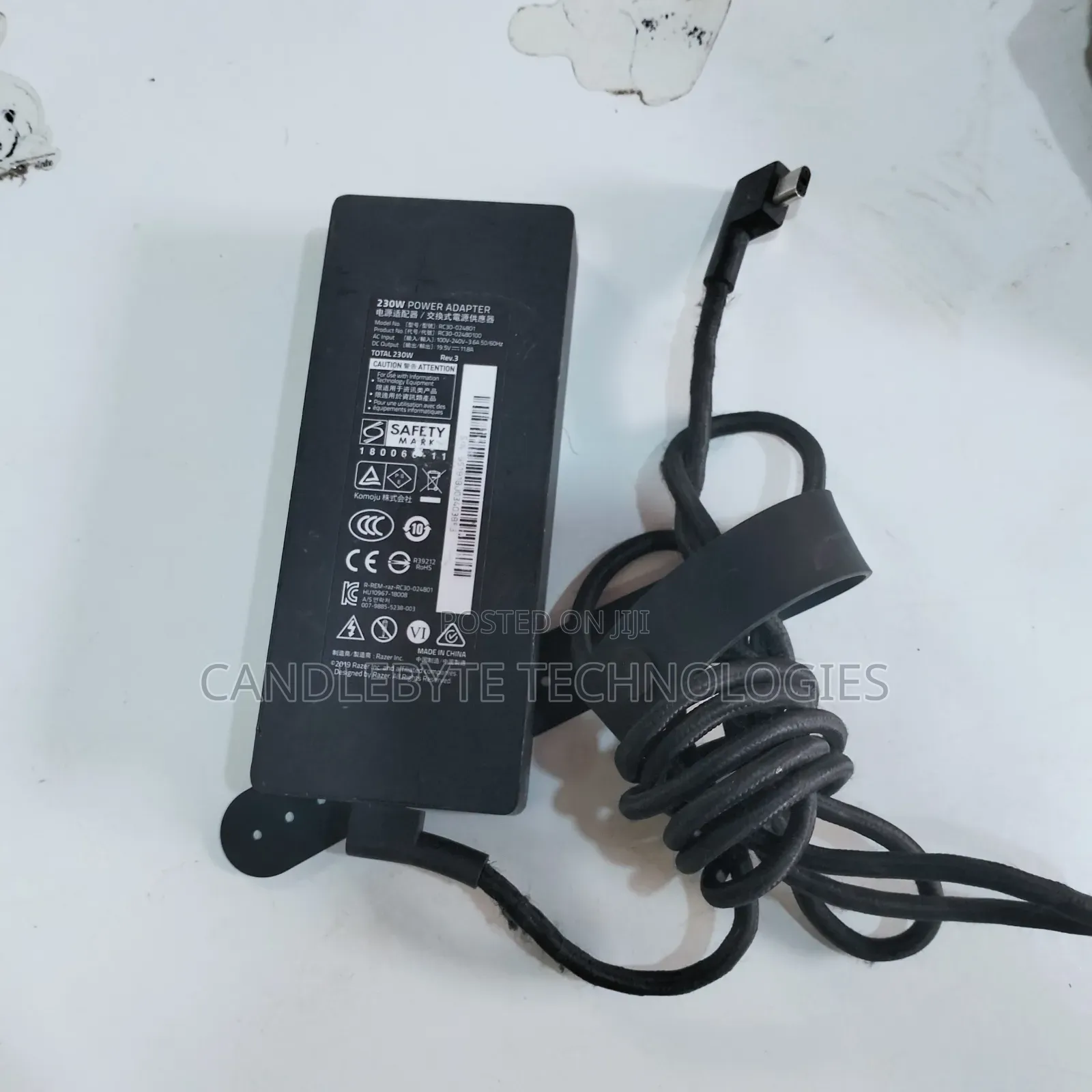 240w Razer Laptop Charger, Full Power, Zero Performance Drops