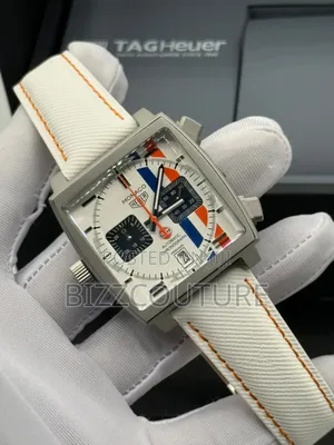 Original Tagheuer Men’S Monaco Calibri 11 Leather Strap Available