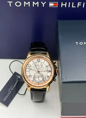 Original Tommy Hilfiger Claudia Leather Strap Watch Available In Store