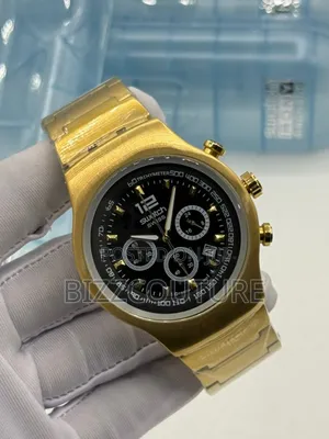 Original Swatch Gold Chain Watch Available In Store
