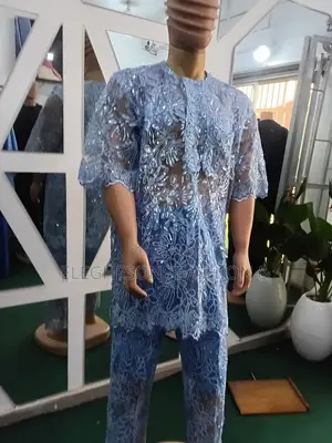 African Traditional Senator Wear in Lace