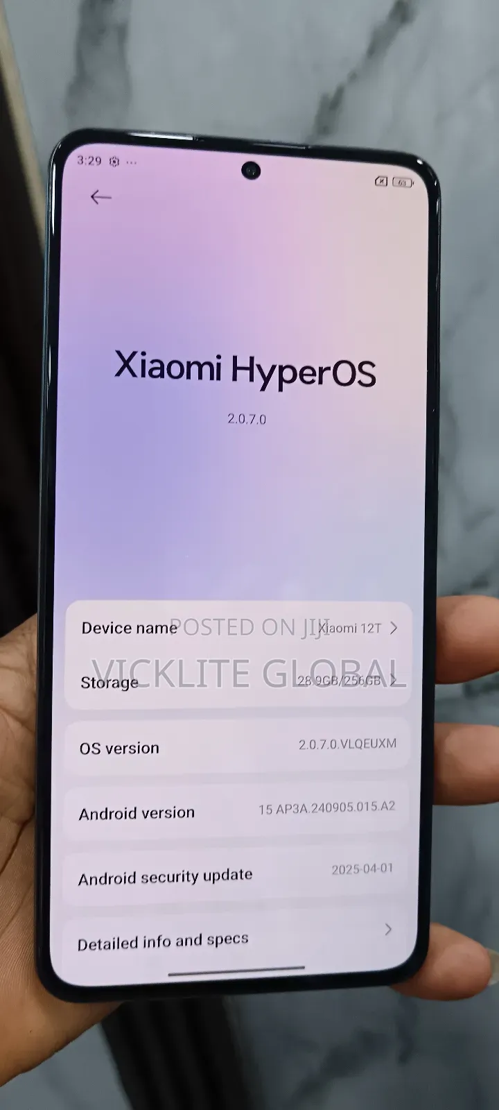 Xiaomi 12T 256 GB Blue