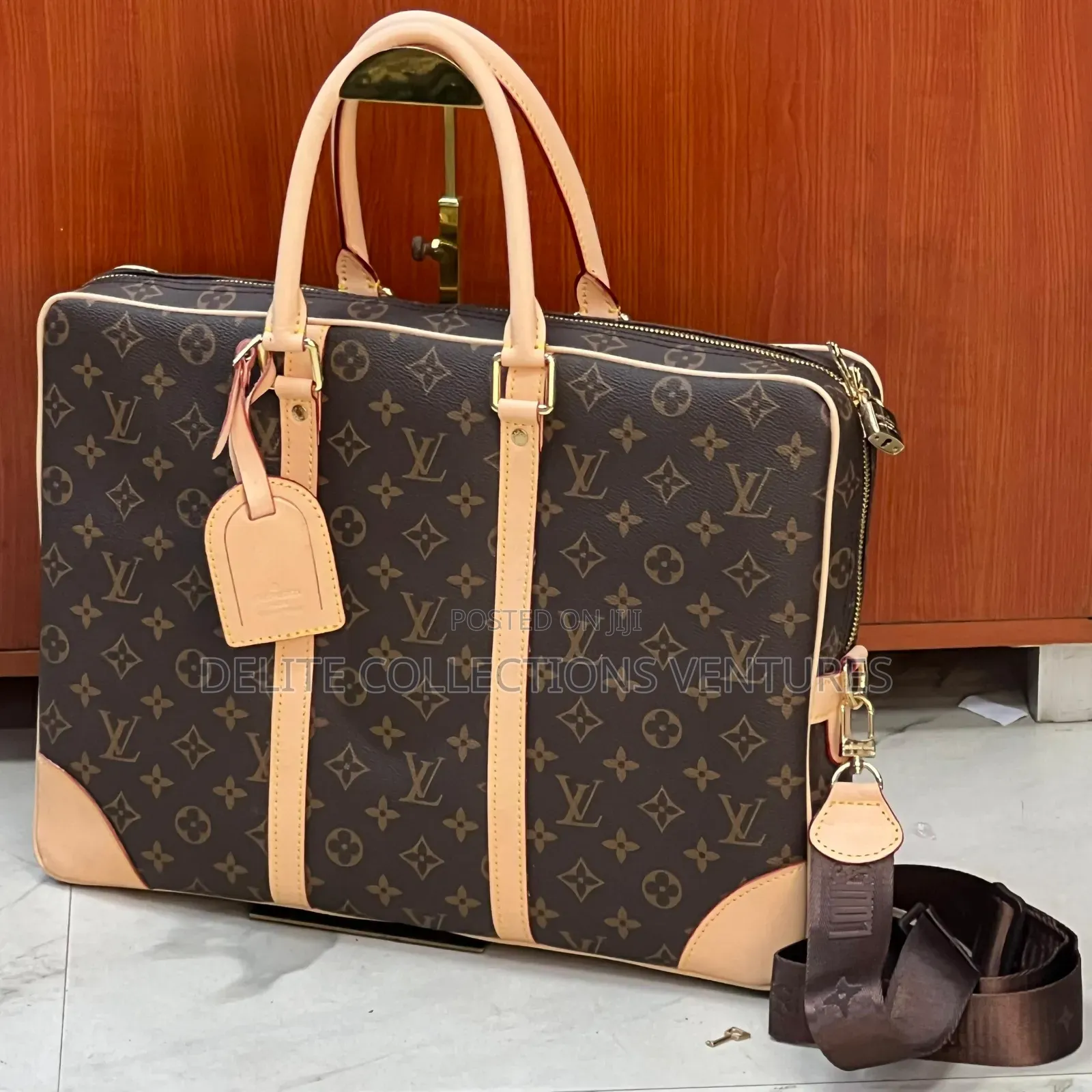 Louis Vuitton Porte-Documents Voyage Pm Monogram Eclipse Men's Bags