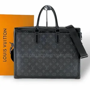 Louis Vuitton Porte-Documents Voyage Pm Monogram Eclipse Men's Bags