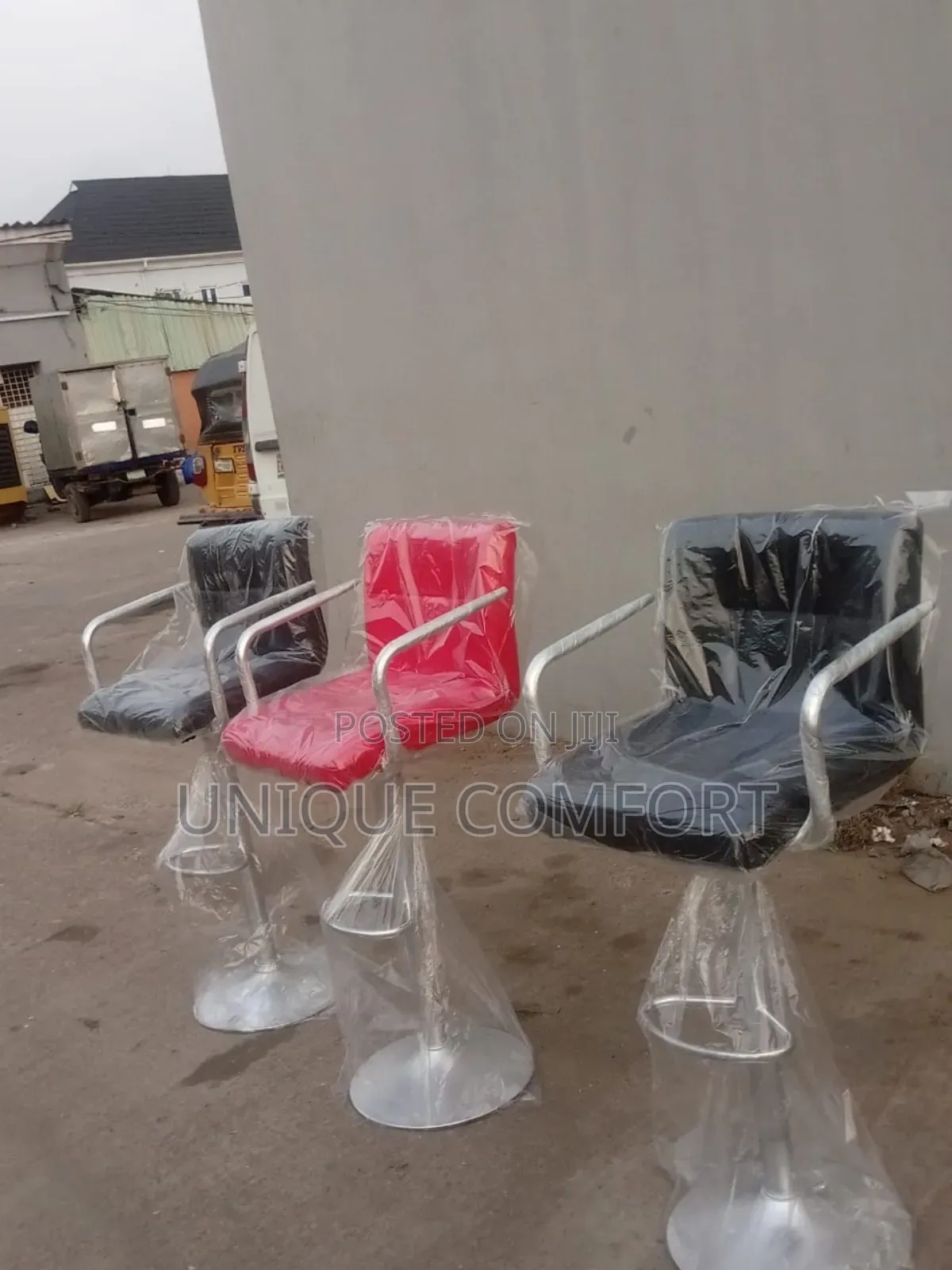 Imported Executive Rolling Bar Stools ( Each)