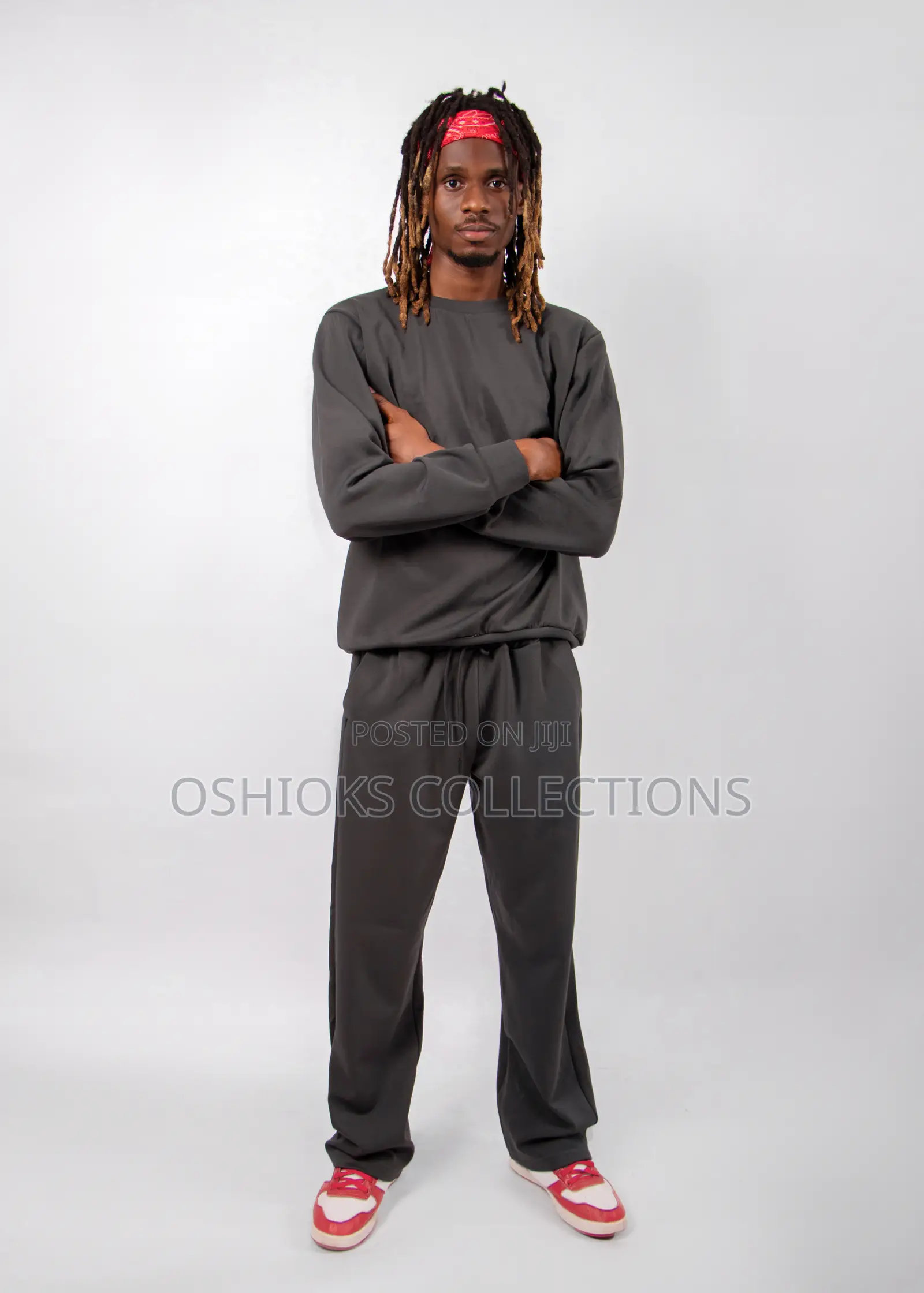Sweatshirt and Wide-Leg Pant Set