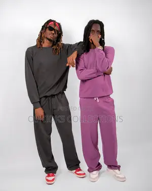Sweatshirt and Wide-Leg Pant Set