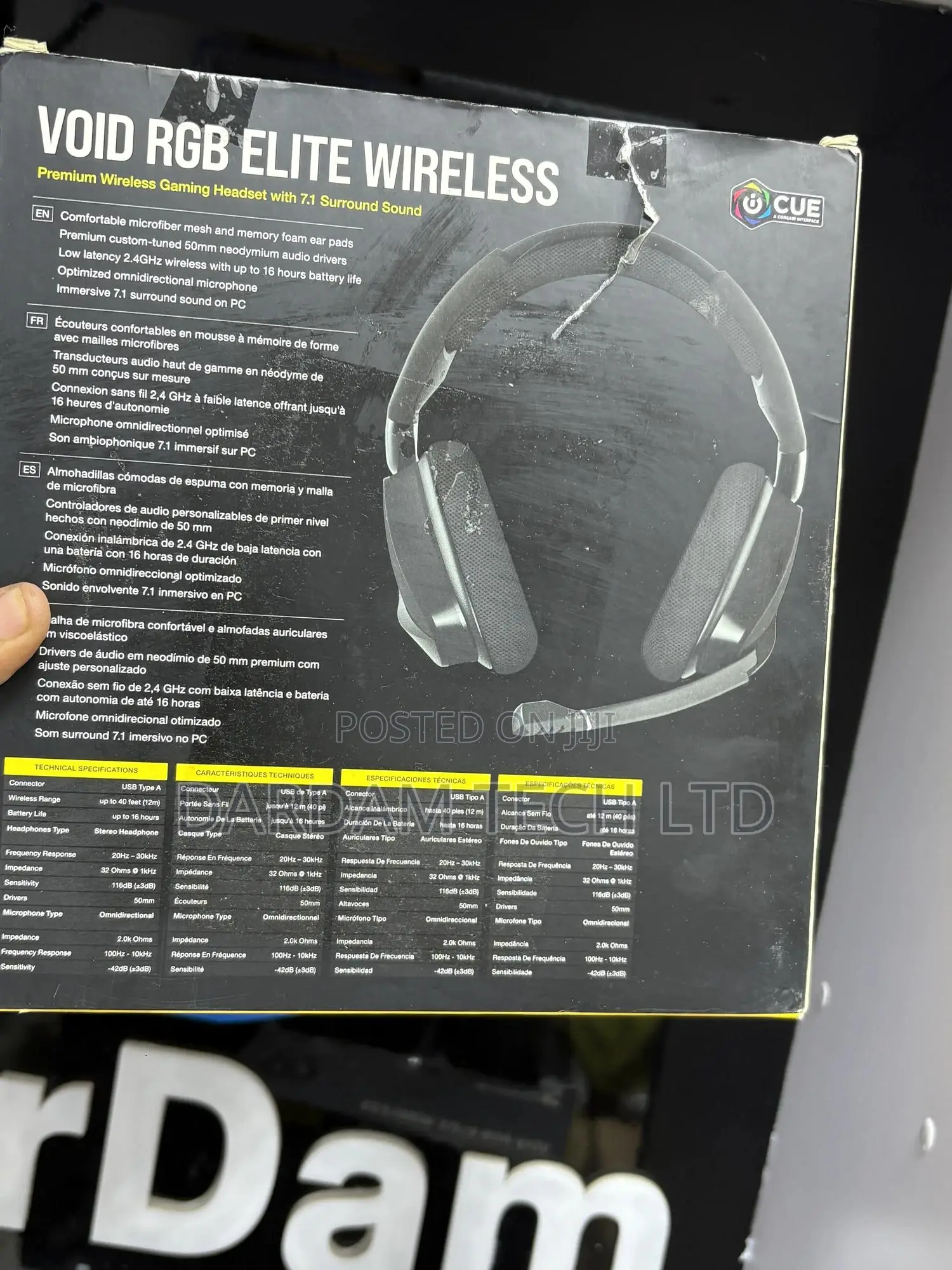 Corsair Void RGB Elite Wireless