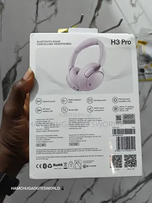 Brand+ Qcy H3 Pro Anc Wireless Headphone 50db Noise Canceling Hi-Res