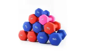 Aerobic Coulored Dumbbells (1-10kg) -Per Kg