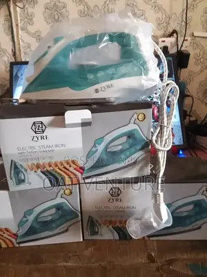 Brand New Zyre Electric Steam Iron With Teflon Soleplate – 1600w