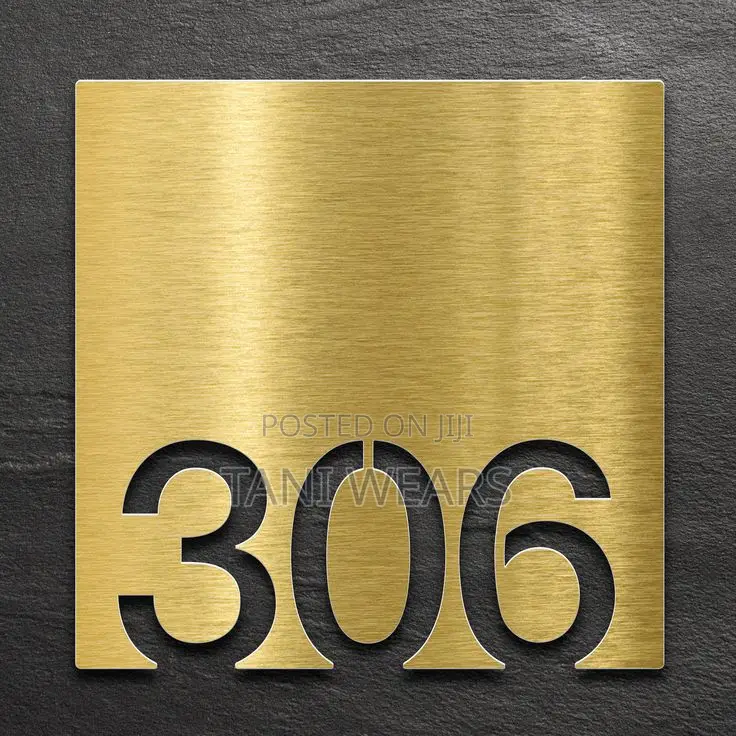 Room Number Signage
