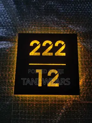 Room Number Signage