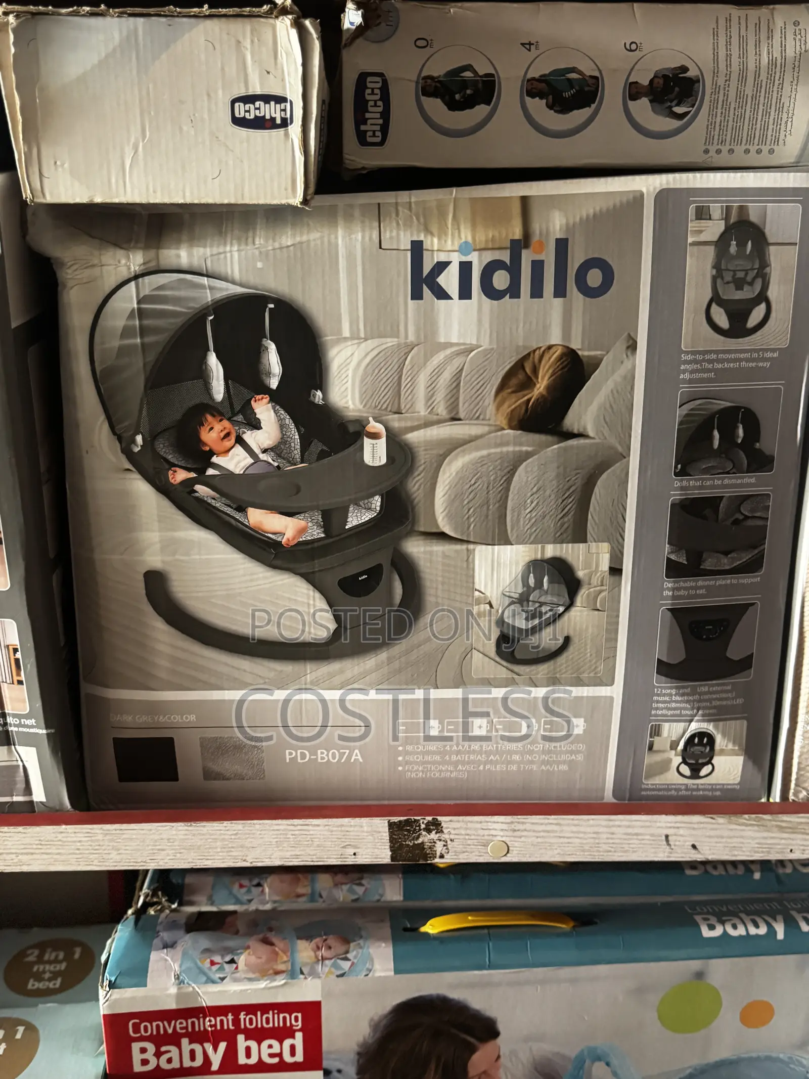 Kidilo Electric Multi Functional Bassinet