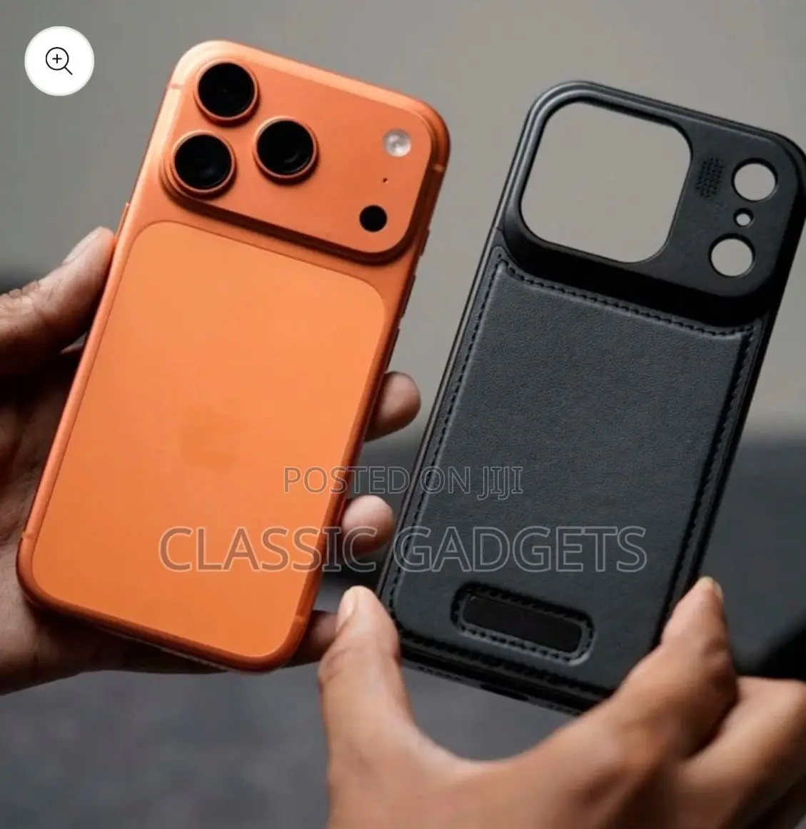 Aromatherapy Pu Leather Magsafe Frameless Case for iPhone 17 Pro Max