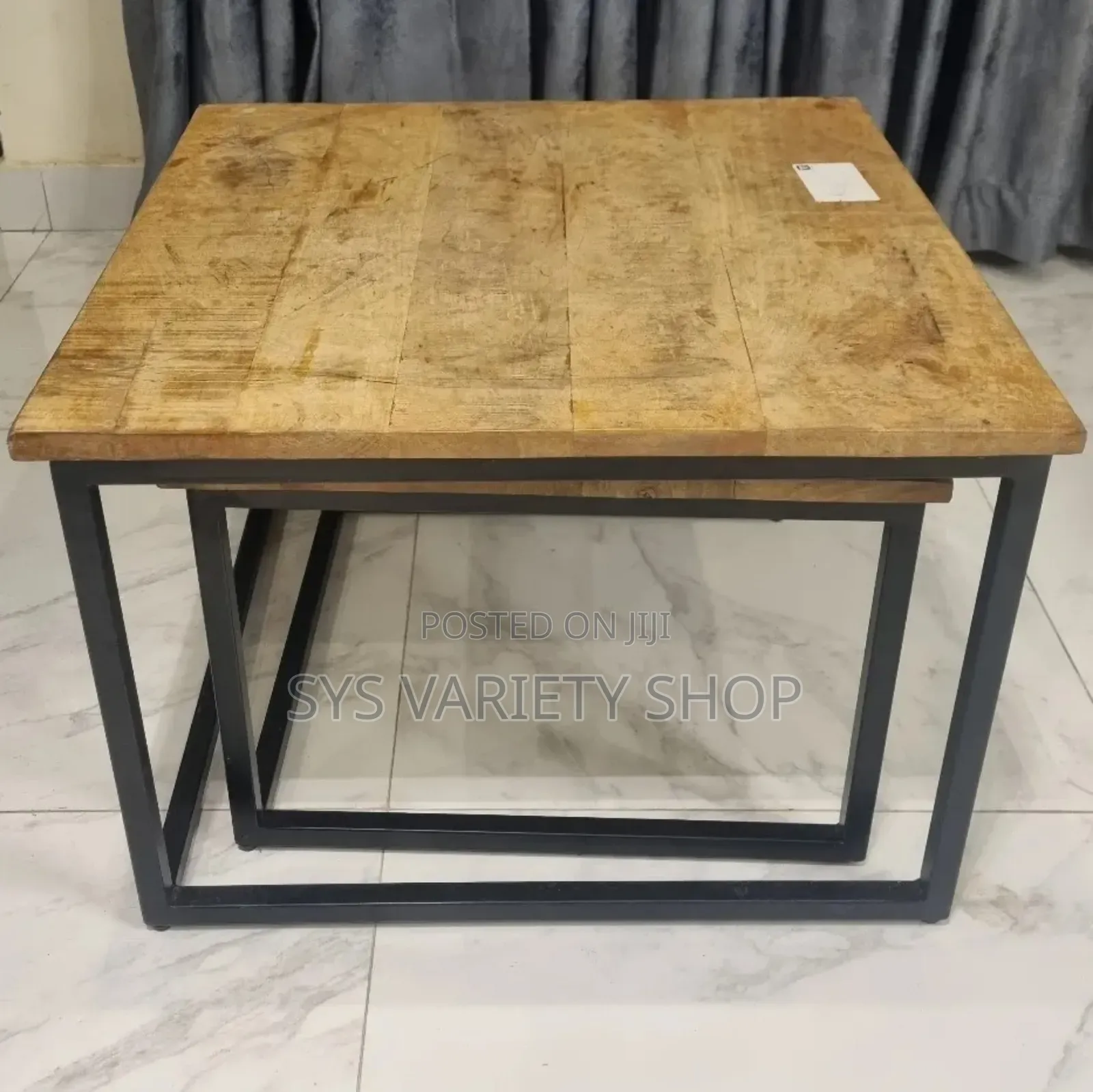 2 in 1 Squared Centre Table