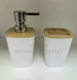 Complete Bathroom and Toilet Plastic Lotion Set 6pcs