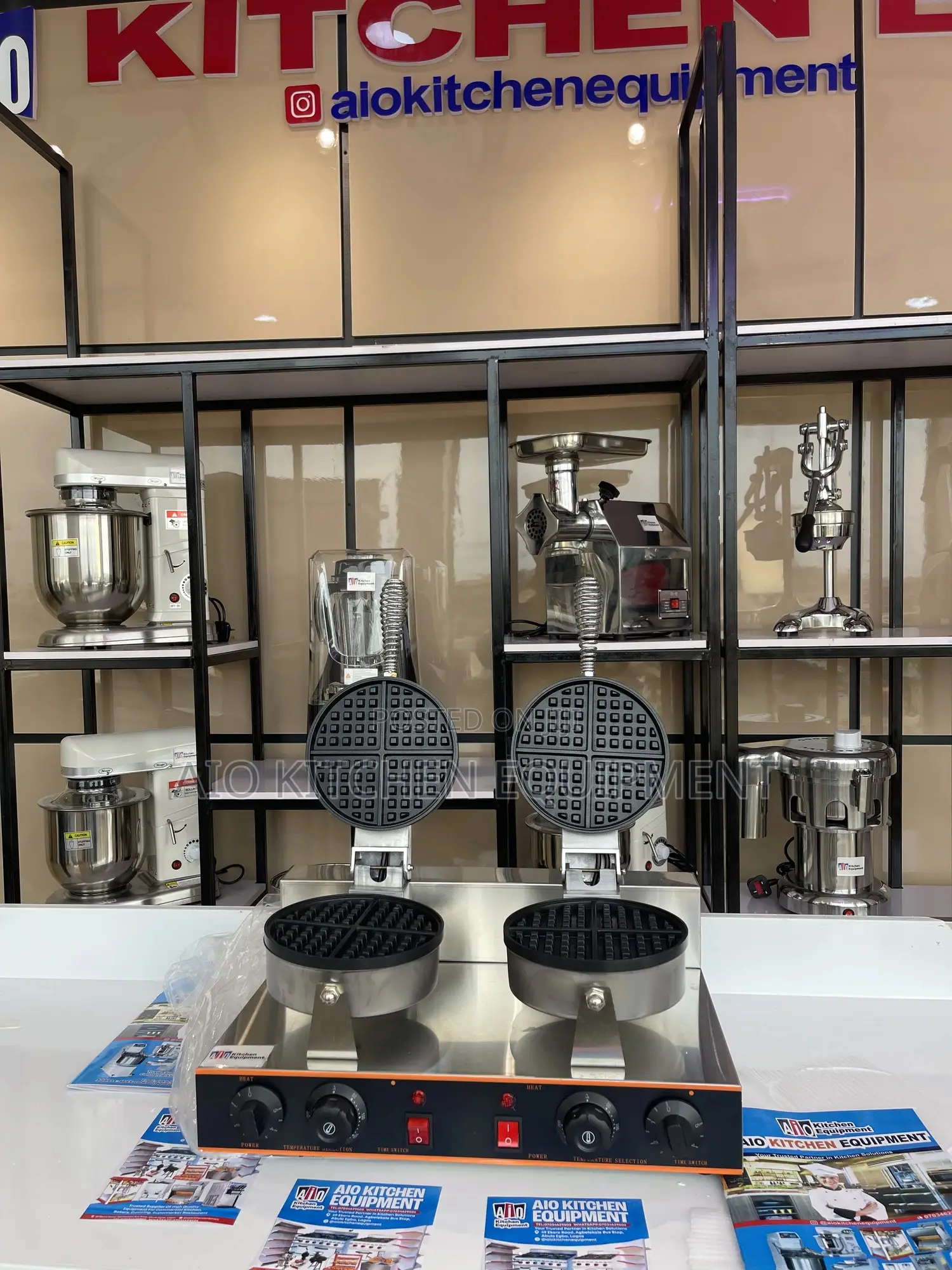 2 Plate Waffle Baker