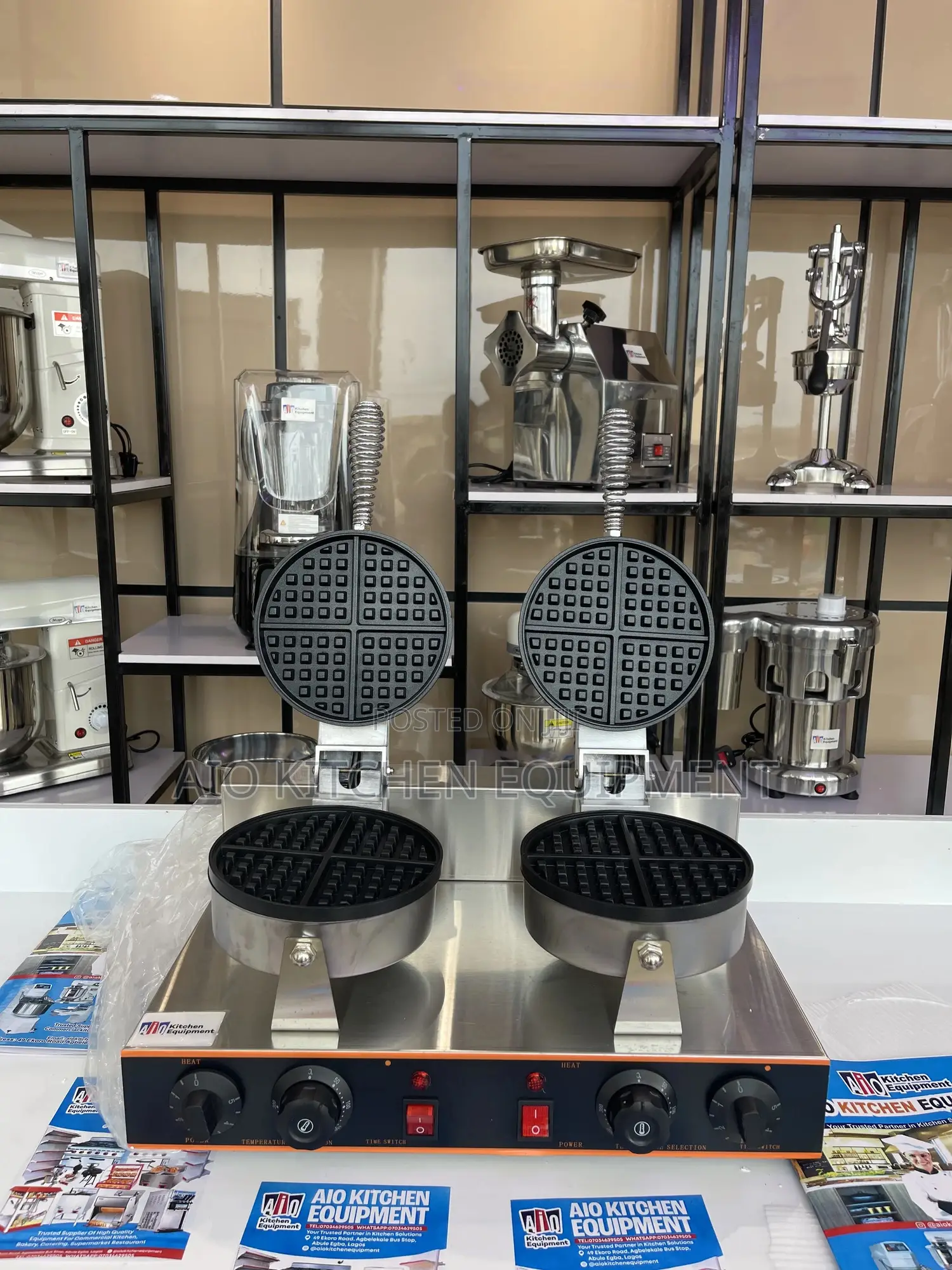 2 Plate Waffle Baker
