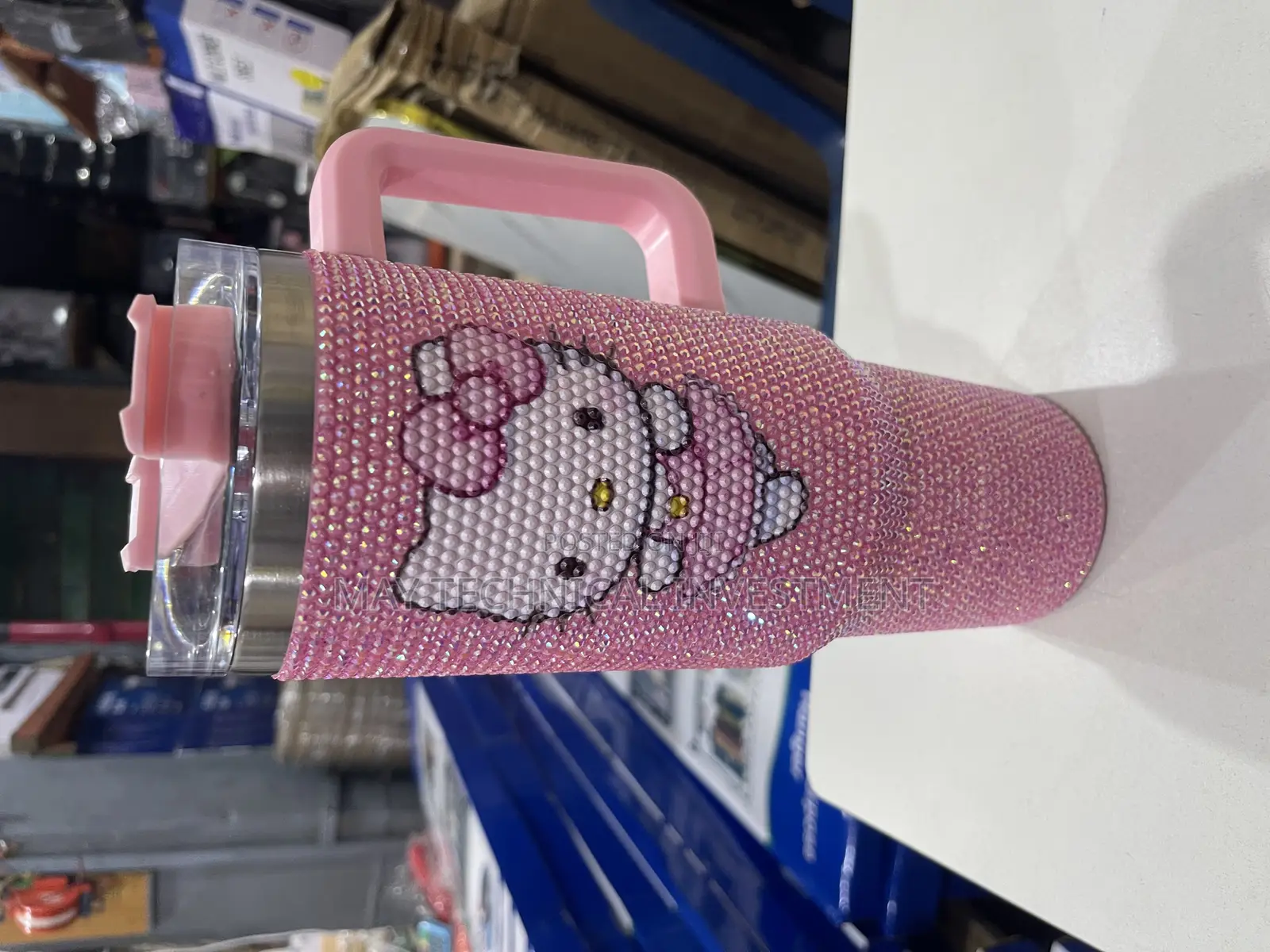 Beaded Cup With Barbe Design