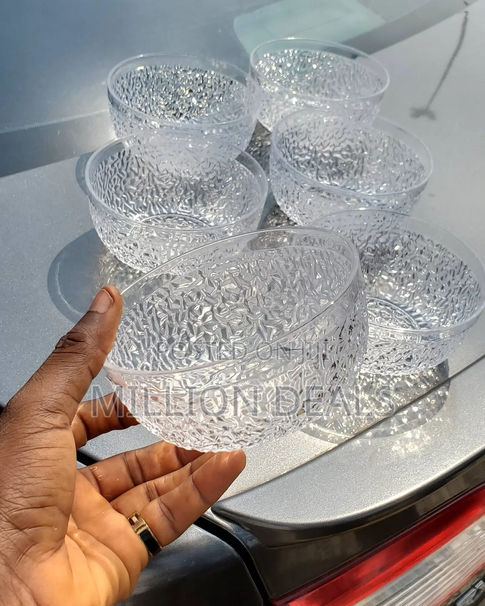 6 Pieces Unique Unbreakable Mid Pepper Soup Bowl Plate