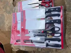 8 Pieces Generic Stainless Kitchen Knives Set