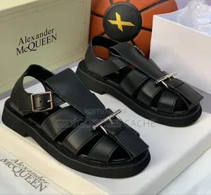 Alexander McQueen Black Sandals