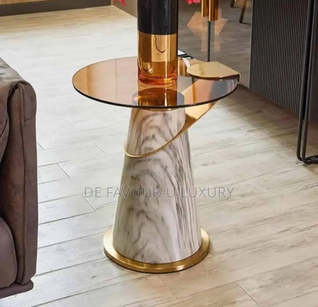 Side Stool Glass Top