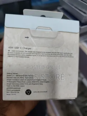 Original Google Pixel 45w Usb C Power Adapter