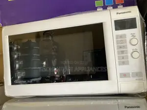 White Panasonic Inverter Microwave