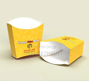 French Fries Box Printing