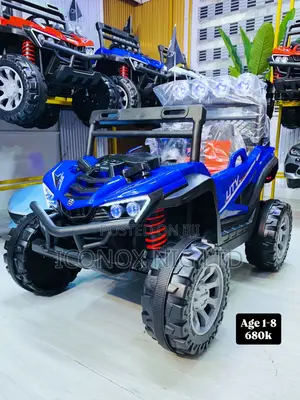 Blue Jeep Wrangler With Remote Control and Charger for Kids Age 1-10