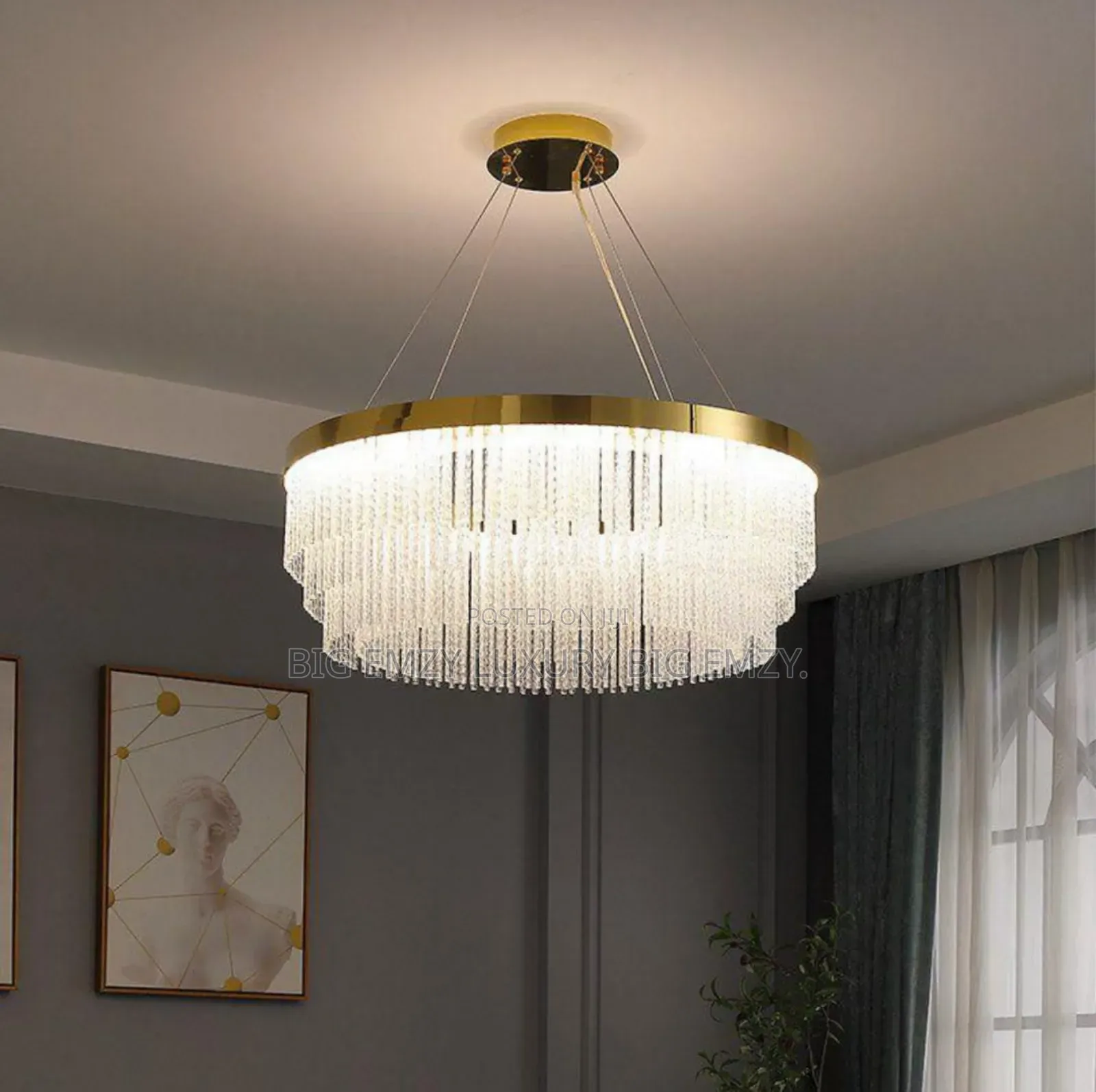 Living Luxurious Chandelier Lights.