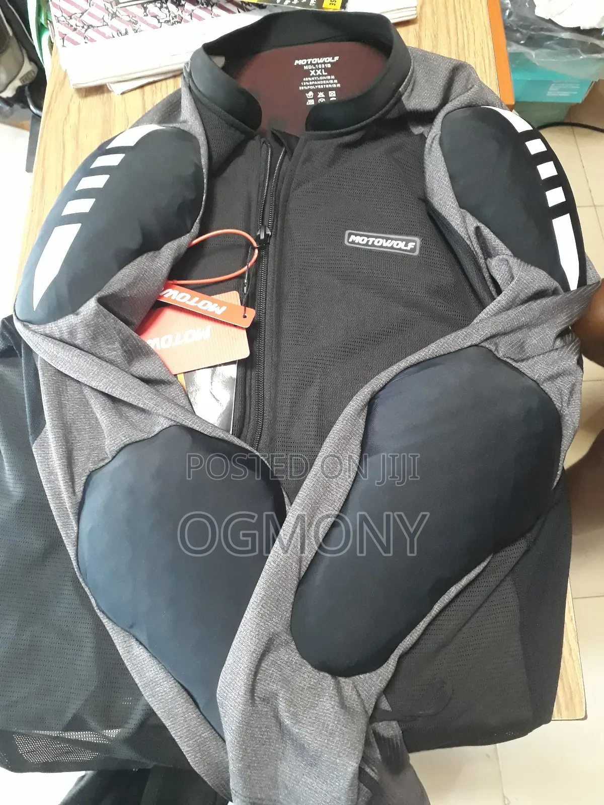 Fully Padded Bikers Wear Up and Down