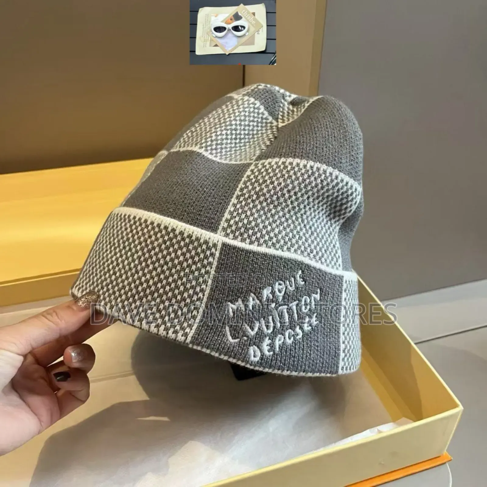Louis Vuitton 2 Face Beanie / Head Warmer