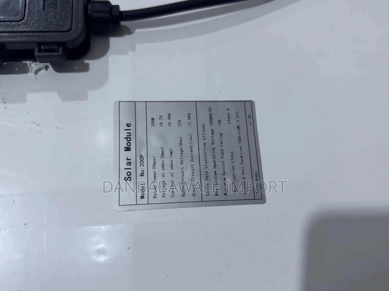 200 Watt Monocrystalline Solar Panels