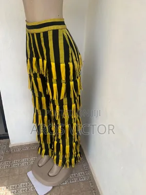 Luxury Aso Oke Trouser and Skirt With Fringe