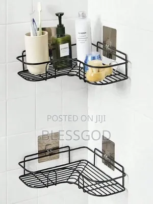 2pic Bathroom Corner Rack