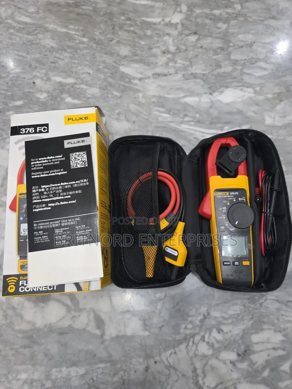 Fluke 376 Fc True-RMS Ac/Dc Clamp Meter