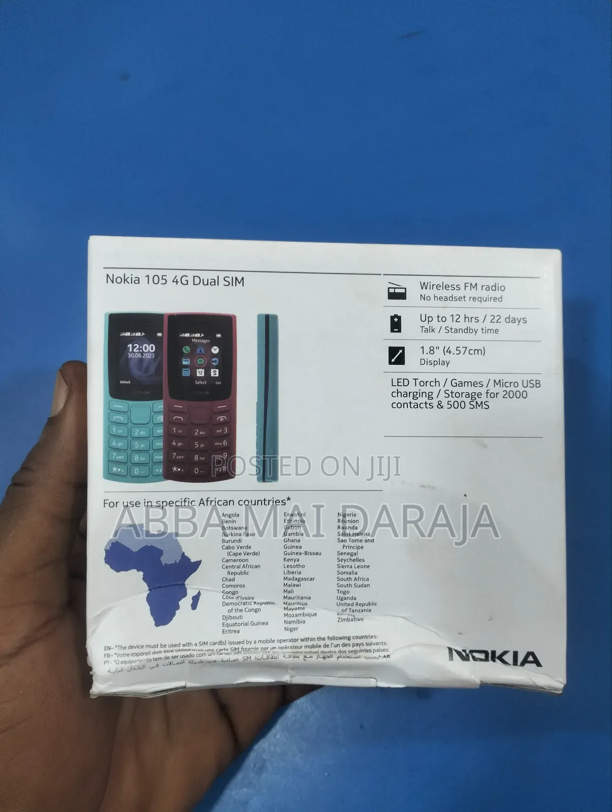 New Nokia 105 Black