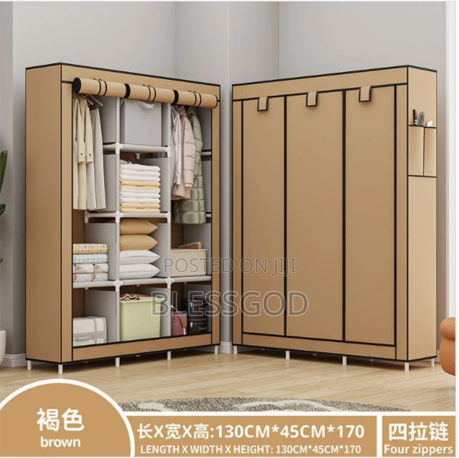 3 Partition Quality Wardrobe