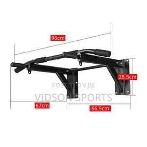 Heavy Duty Wall Mounted Pull Up Bar With Maximum User Weight of 200kg