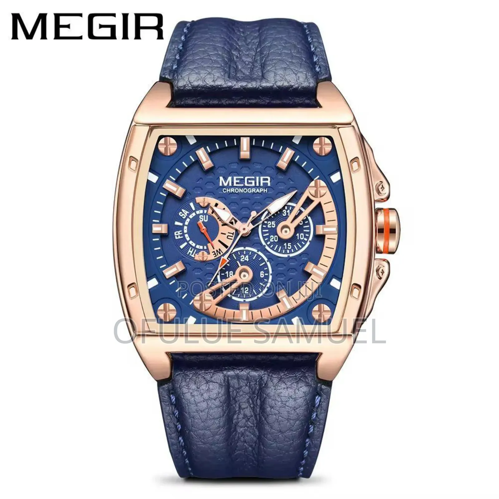 Megir Leather Watch