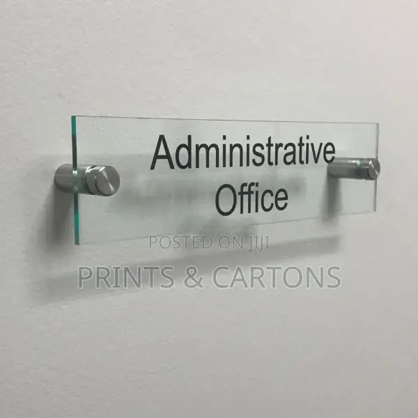 Acrylic Name Plate Branding